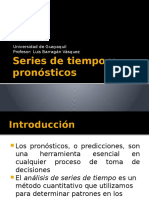 Series de Tiempo y Pronosticos