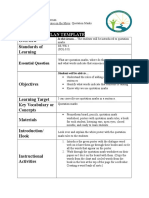 Lesson Plan Template: Standards of Learning