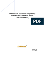 Wirobot SDK Application Programming Interface (Api) Reference Manual - (For Ms Windows)