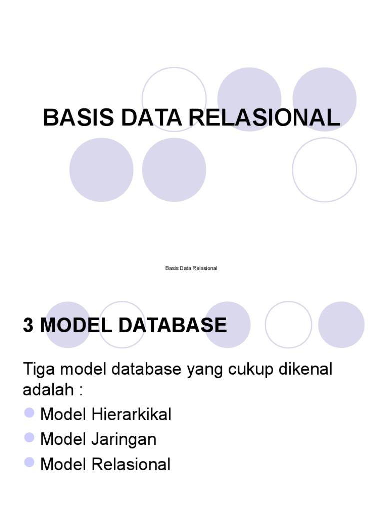 03 Basis Data Relasional | PDF
