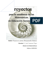 TFM Proyectos Matemáticas Secundaria Benjumeda PDF
