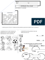 Atividade Avaliativa de Linguage1 2 Unidade g4