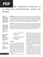 A Formacao Historico-cultural e a Ideia de Pessimismo Racial