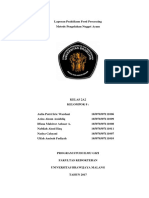 Laporan Praktikum Food Processing Nugget Ayam