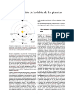 Configuración de La Órbita de Los Planetas