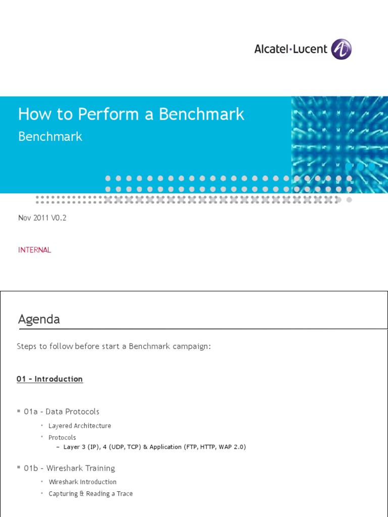 00 How To Perform A Benchmark v02 PDF Hypertext Transfer