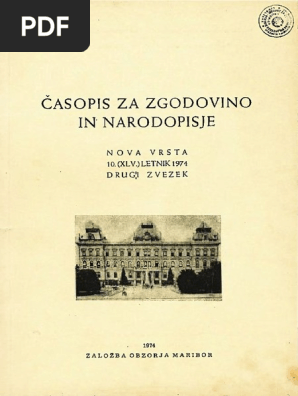 1974 2 Casopis Za Zgodovino in Narodopisje PDF 