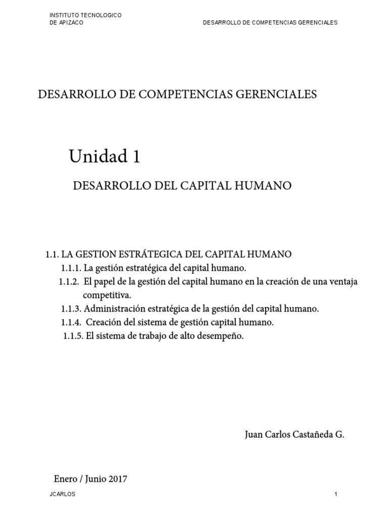 Gestión estratégica del capital humano | PDF | Recursos humanos