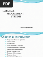 Database Management Systems: Sibanarayan Dash