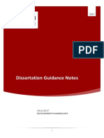 GuidanceNotes Dissertation DPU 2017