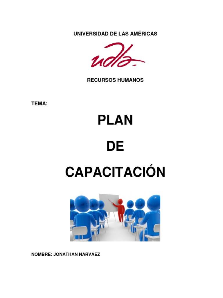 Plan de Capacitacion | PDF | Gestión de recursos humanos | Cuestionario