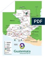 Mapa Turístico de Guatemala