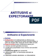 Curs 7+8 - Antitusive, Expectorante