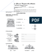 Recovery Learning Plan 2 First Grade