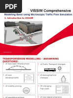 VISSIM Microsimulation Training Guide | PDF | Traffic | Simulation