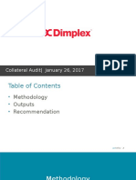 dimplex collateral audit