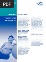 exercise in pregnancy