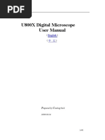 U800X Digital Microscope User Manual