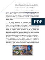 01 de Mayo Día Internacional Del Trabajo