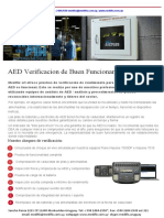 Verificación AED Funcionamiento