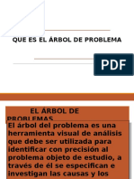 Árbol de Problemas