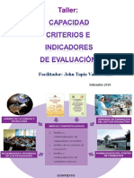 Capacidades Criterios Indicadores de Evaluacion 2010