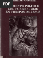 Ambiente Politico Del Pueblo Judio en Tiempos de Jesus de Guevara Hernando