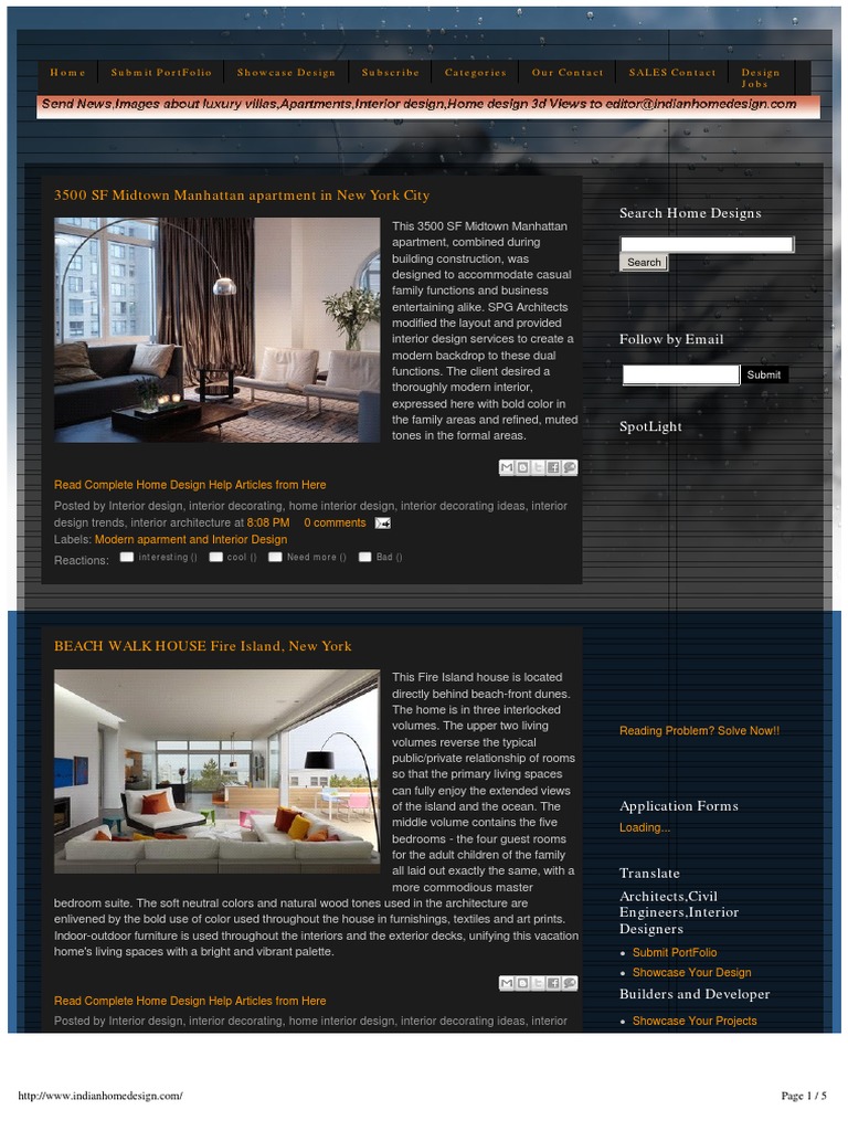 Home Design Magazine | Interior Design | Apartment