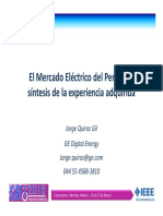 El Mercado Eléctrico Del Perú - Jorge Quiroz