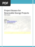 Download Project Finance Renewable Energy Projects Risk Analysis by Ashutosh Agrawal SN35037831 doc pdf