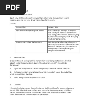 Karakteristik Hikayat Pdf