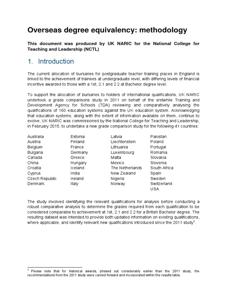 Overseas Degree Equivalency Table – PMGTK