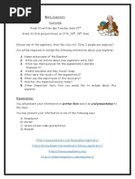 early explorers project