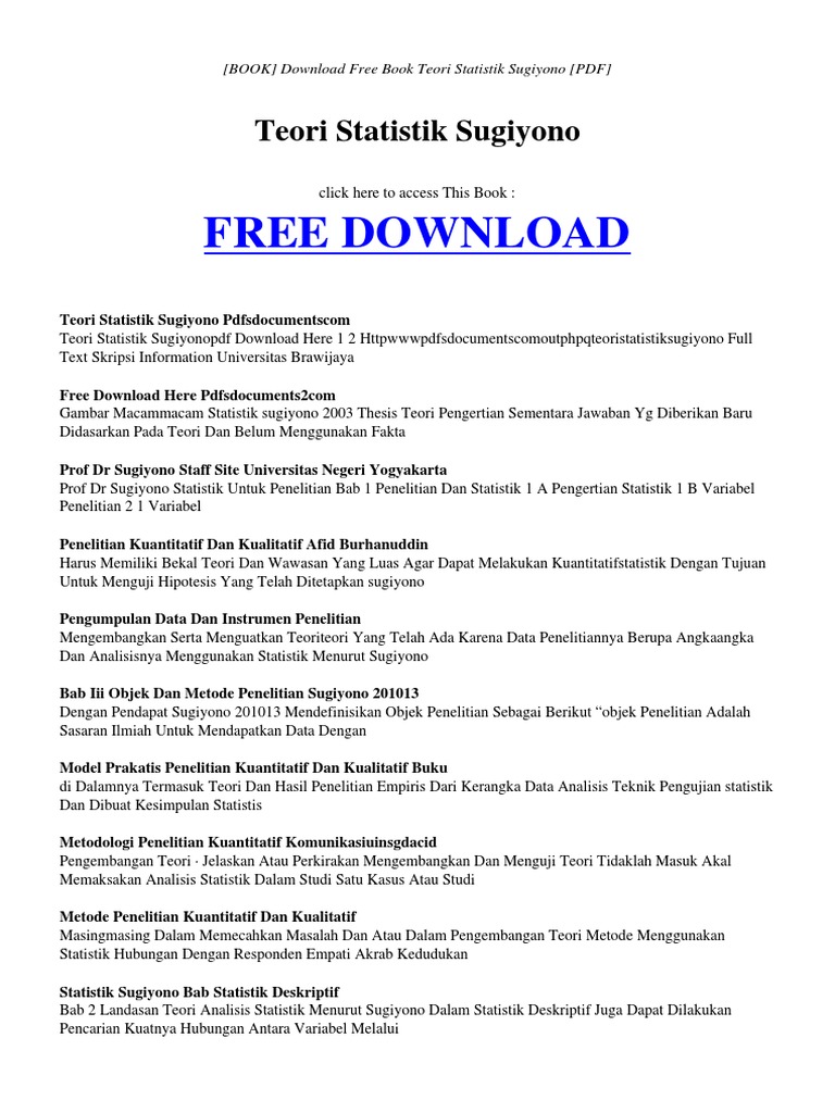 Buku metode penelitian kualitatif sugiyono pdf