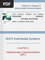 Slides For Chapter 4: Interprocess Communication: Distributed Systems: Concepts and Design