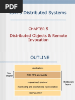 IS473 Distributed Systems: Distributed Objects & Remote Invocation