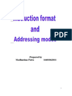 Instruction Format and Addressing Modes