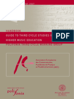 Guide to Third Cycle Studies in Higher Music Education 2007.pdf