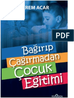 Bagirip Cagirmadan Cocuk Egitim Ekrem Acar