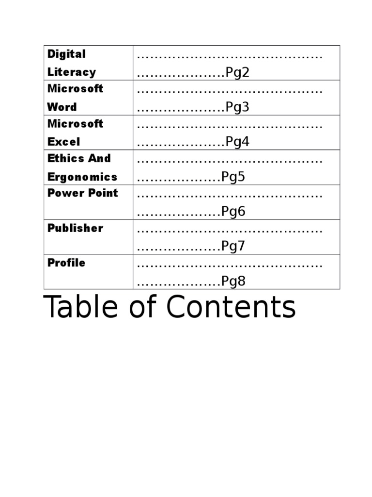 Digital Literacy Skills Overview | PDF | Games & Activities | Art