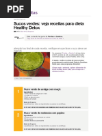 Sucos Verdes_ Veja Receitas Para Dieta Healthy Detox - Receitas - Receitas GNT