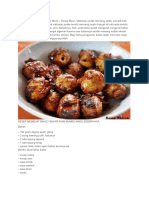 Resep Membuat Bakso Bakar Madu