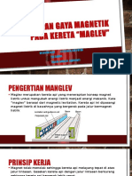 Penerapan Gaya Magnetik Pada Kereta