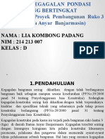 Evaluasi Kegagalan Pondasi Pada Gedung Bertingkat