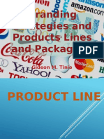 Branding Strategies and Products Lines and Packaging: Gideon M. Tinio