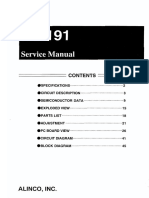 ALINCO DJ 191 Service Manual PDF