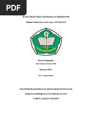 Kasus Pencurian Kendaraan Bermotor