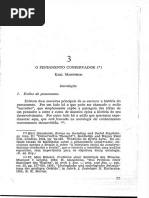 Mannheim. O Pensamento Conservador