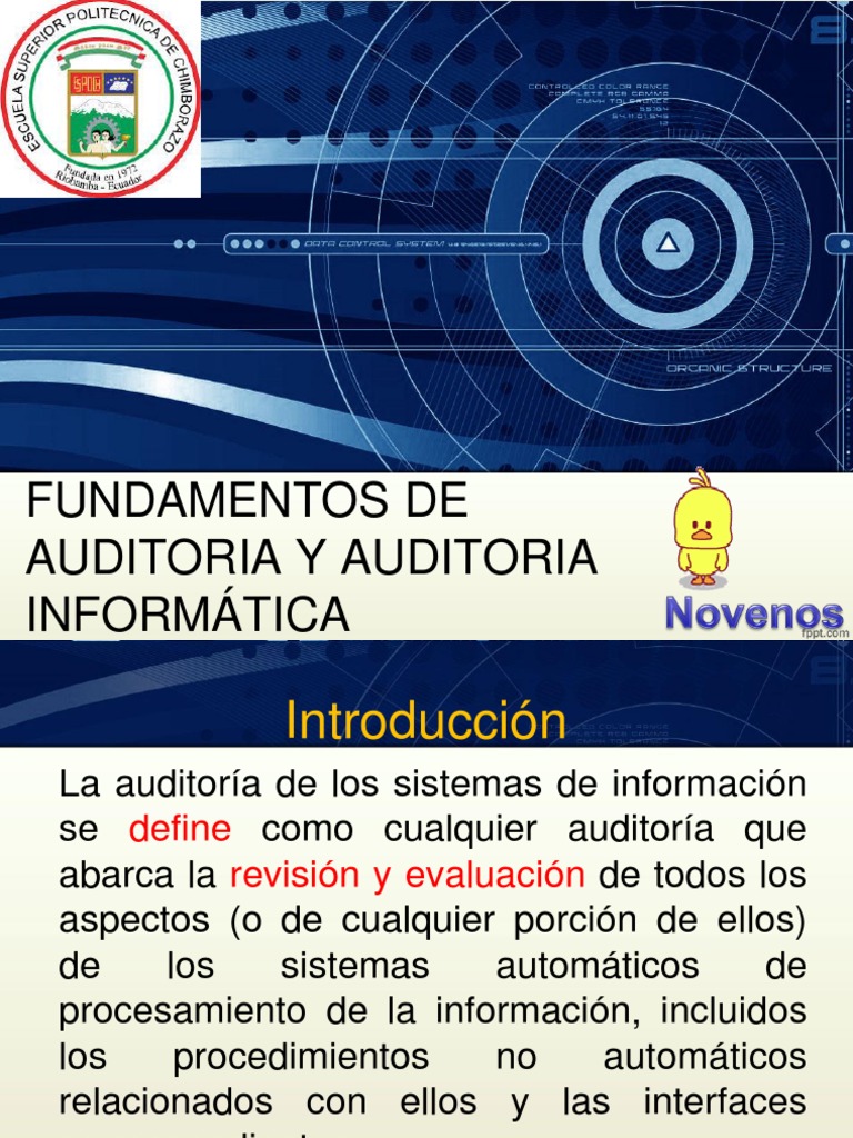 Fundamentos de La Auditoria Informatica | PDF | Auditoría financiera ...