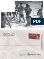 Postales "Eva Perón, Mujer del Bicentenario" 